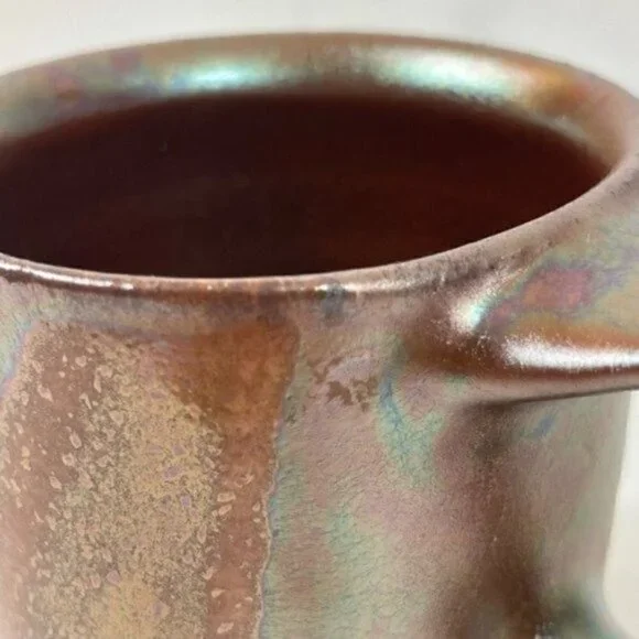 Studio Art Coffee Mug by Bruce Gholson of Bulldog Pottery Seagrove NC 12 ounces - Picture 13 of 13